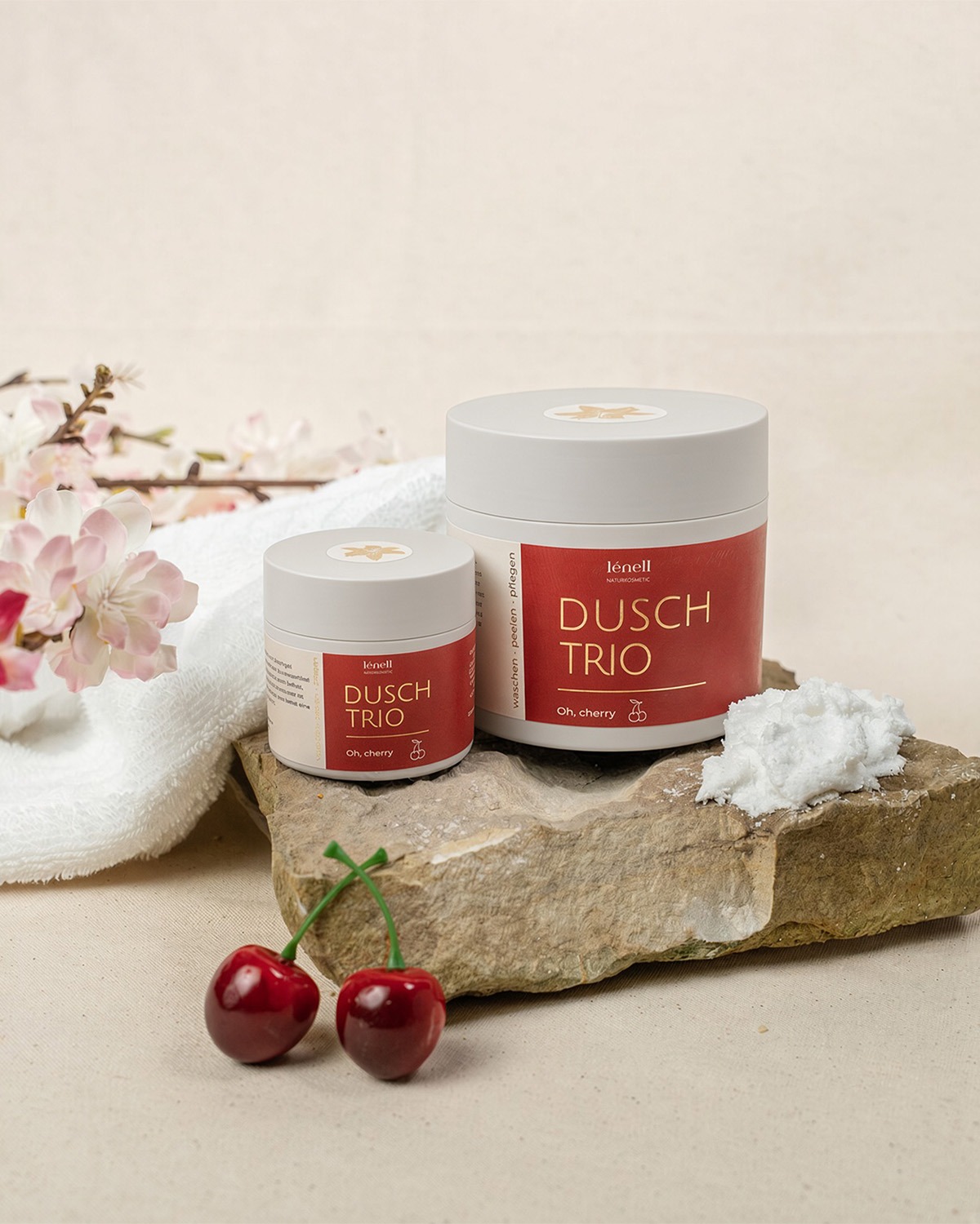 Dusch Trio Oh, cherry von Lénell Naturkosmetik